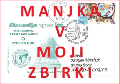 MEDNARODNI KARATE TURNIR - SLOVENIJA OPEN '99